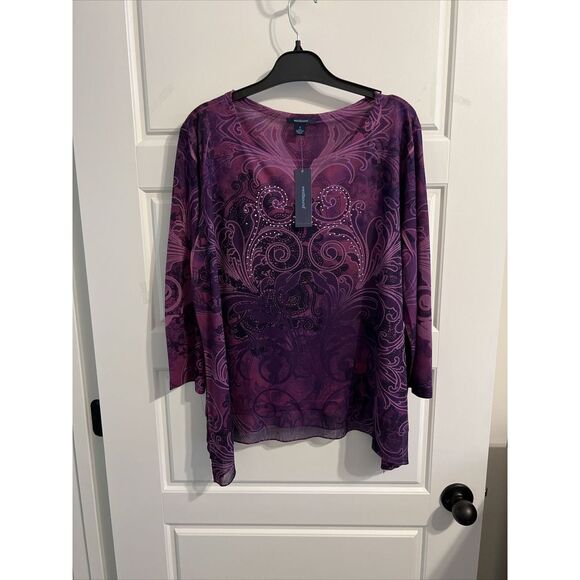 West‎ bound women's purple shirt size small - Picture 1 of 3